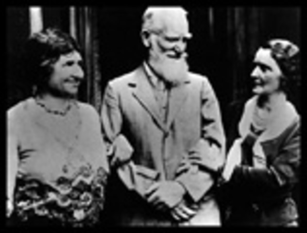 George Bernard Shaw with women