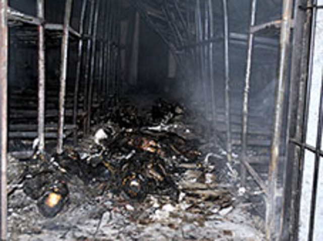 Se da la alarma de incendio en la ganja penal de Comayagua