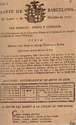 PUBLICACIÓ DEL "DIARIO DE BARCELONA"