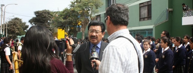CANAL WILLAX TV VISITA EL COLEGIO AMÉRICA