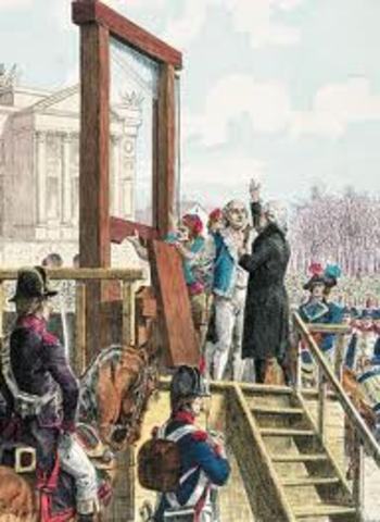 King Louis XVI is executed; the Reign of Terror begins