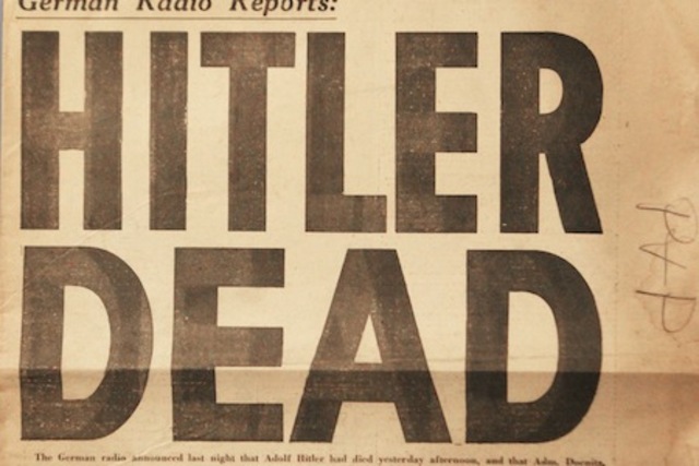 Hitler commits suicide