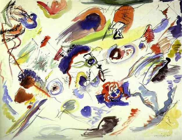 « Aquarelle abstraite »_Wassily Kandinsky
