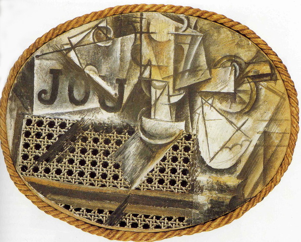 « Nature morte à la chaise cannée »_ Pablo PICASSO