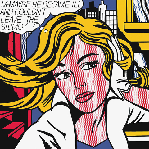 « M-Maybe » (A Girl’s Picture)_Roy LICHTENSTEIN