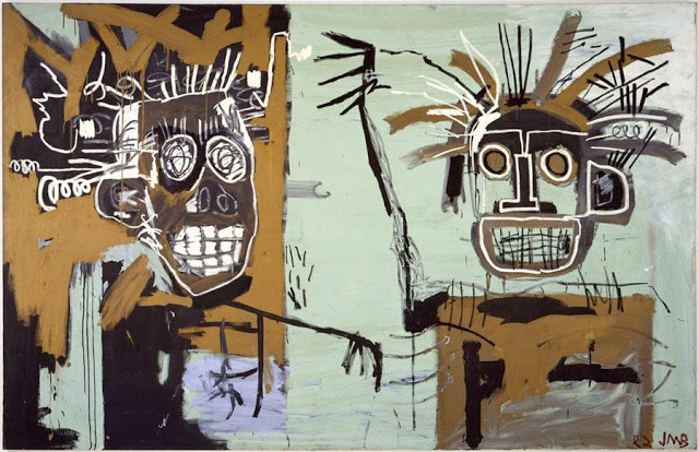« Two Heads on gold »_Jean-Michel BASQUIAT