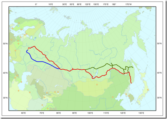 The Trans-Siberian Railway, Russia