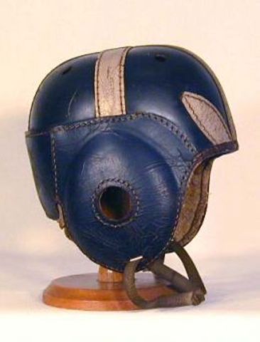 In the 1920's the helmets added more padding and strap harnesss to reduce impact energy.
