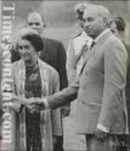 Zulfiqar Ali Bhutto becomes prime minister