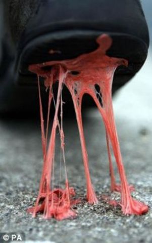 Thomas tried to invent gum with chicle, but it was SO sticky that it popped into your skin!