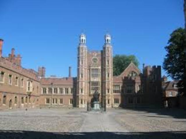 Rules of Football were established in Eton College