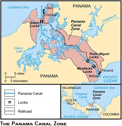 U.S. acquires Panama Canal Zone