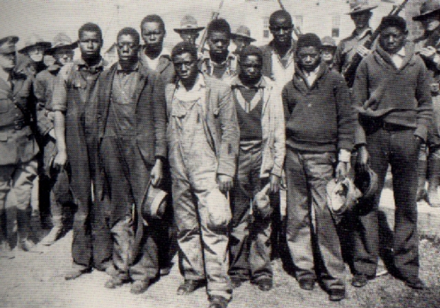 Scottsboro Boys Arrested