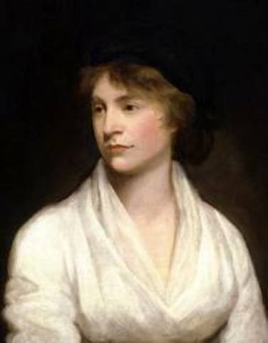 Mary wollstonecraft publishes a vindication of the right of women