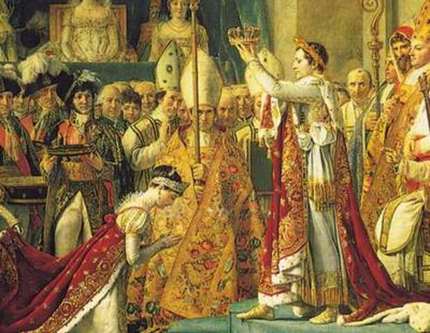 napoleon crowns himself as emperor