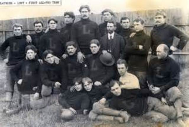 First Professional Football Game