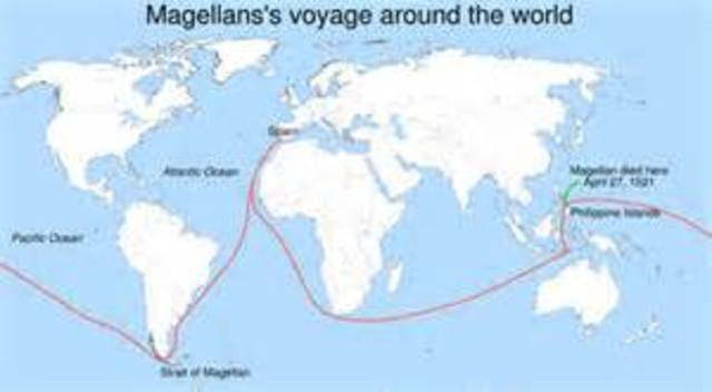 Magellan sails