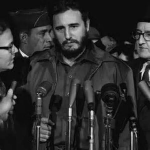 Fidel Castro Arrives in New York City