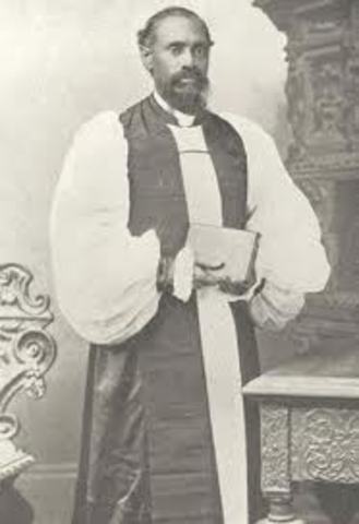 A black Episcopal bishop.