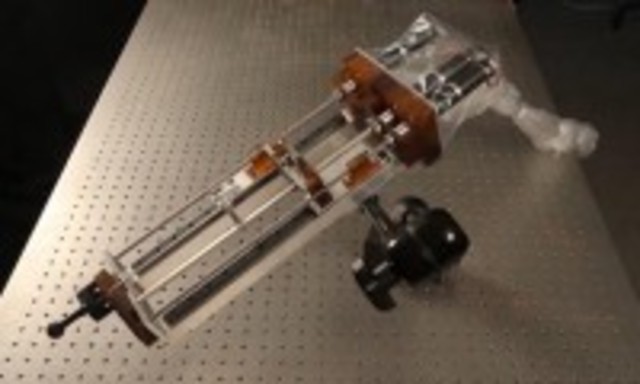 Steerable needle robot (clotbot)