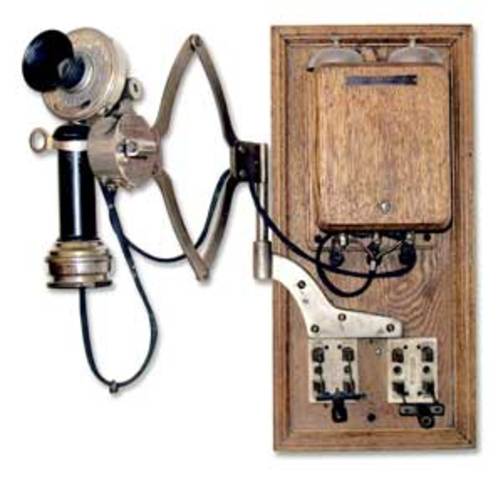The first wall phone