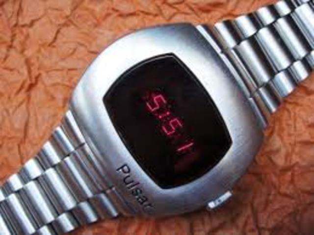 1972: First Watch with Digital display