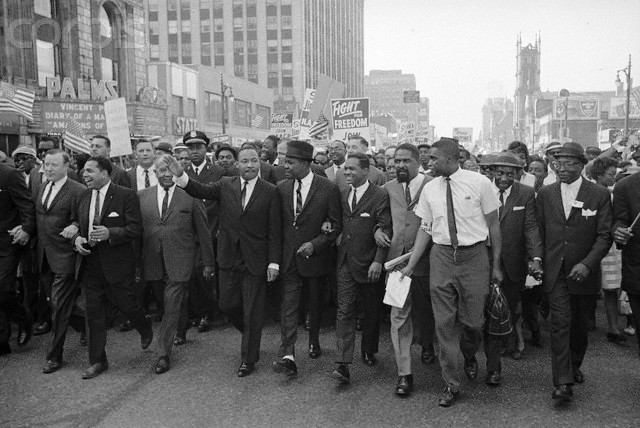 The "March" (freedom walk) was held in Washington-King said his "I have a dream" speech