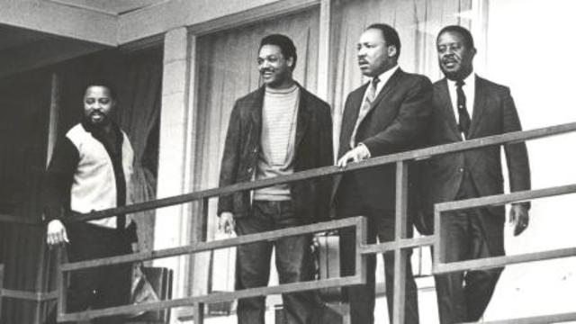 Martin Luther King was shot while standing on his balcony at the  Lorraine Motel in Memphis, Tennessee.