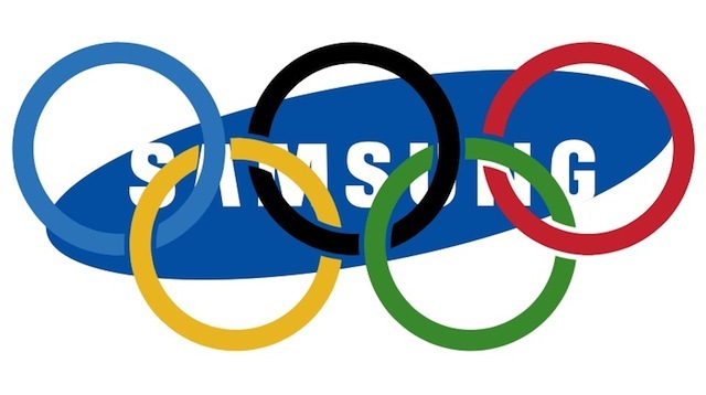 Samsung is the Olympics offical Wireless Communications Equipment Sponor