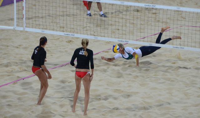 Beach volleyball becoming offical olympic sport