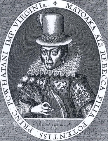 Pocahontas Marries John Rolfe