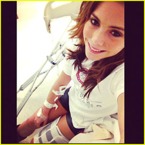 when i fractured my knee