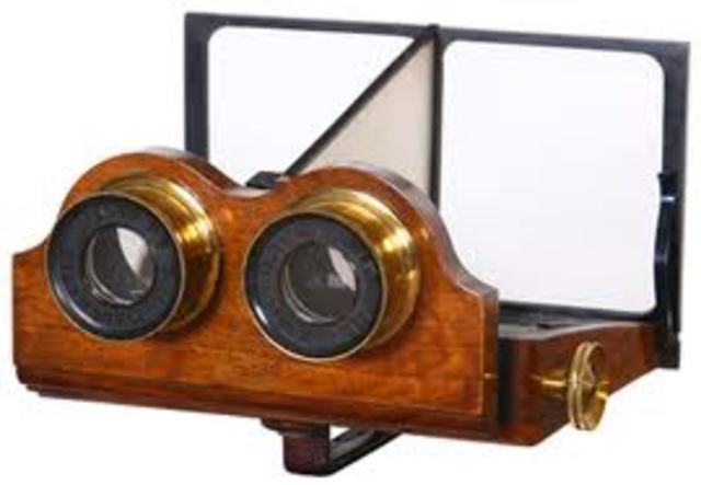 Invents Stereoscope