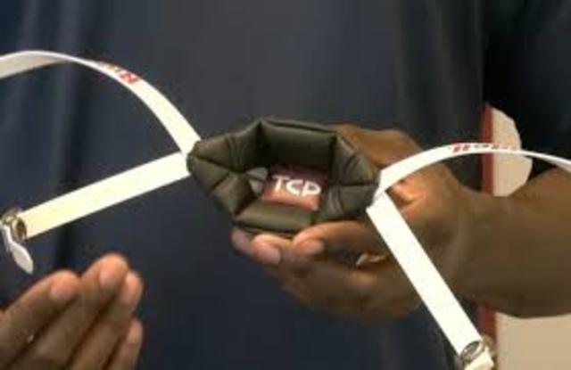 Helmet with four point chin straps