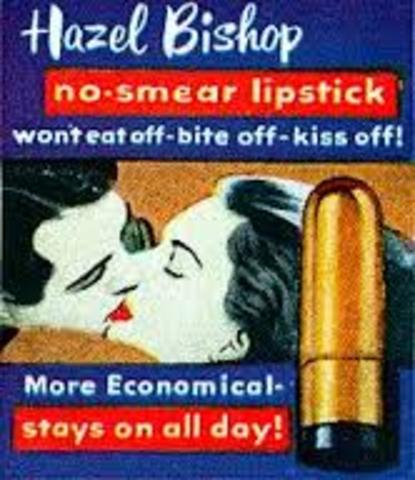 First Successful Kiss-proof Lipstick