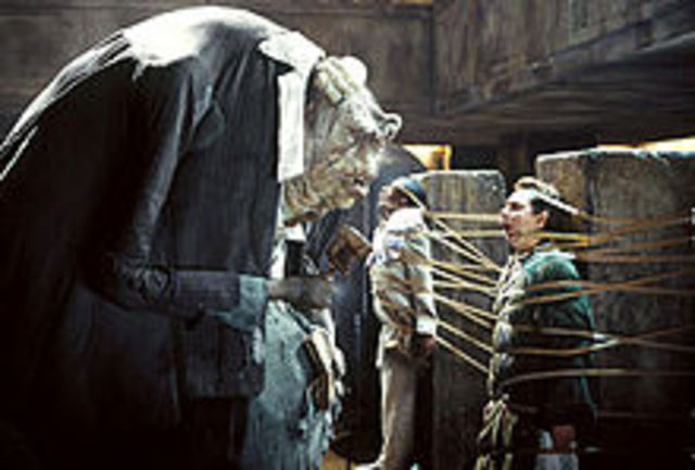 Arthur and Ford are read Vogon poetry and thrown out of the airlock