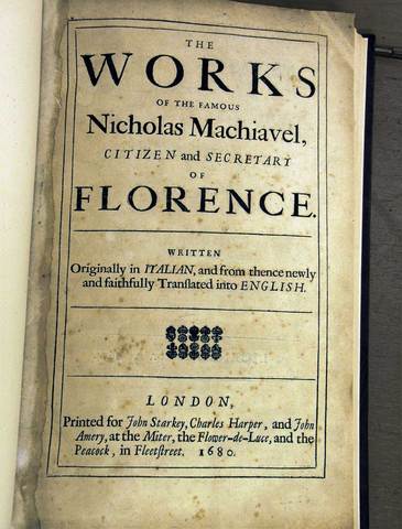 Niccolo Machiavelli