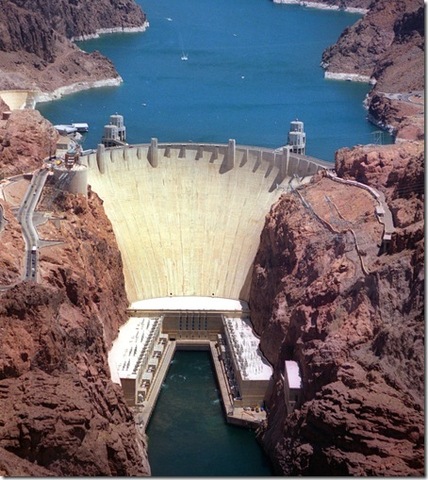 The Hoover Dam in Arizona/Nevada