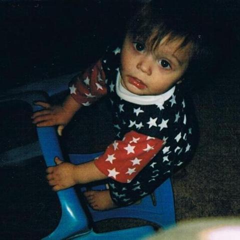 I loved to climb when I was a baby.