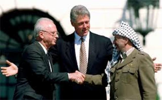 Isreal Palestine Peace Accord Signed