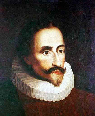 "Don Quixote de la Mancha" was published written by Cervantes.