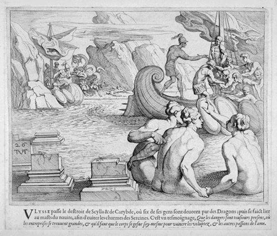 The Sirens; Scylla and Charybdis