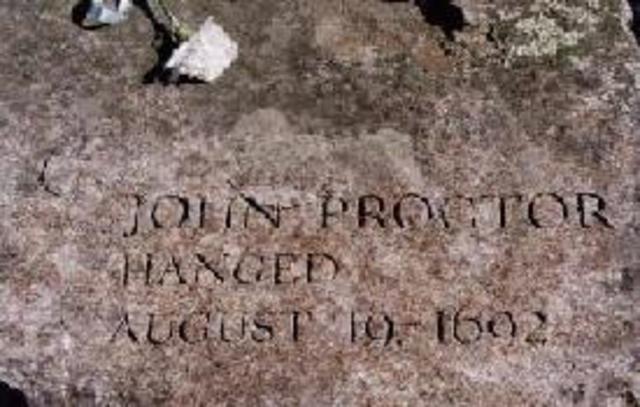 John Proctor is hung