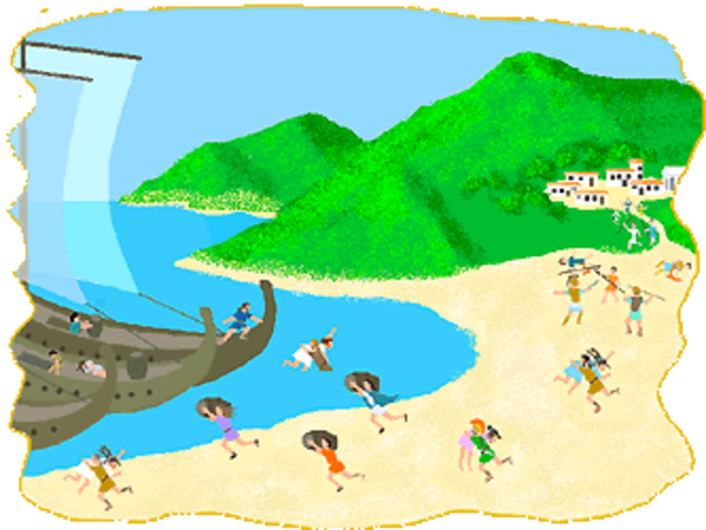 Odysseus Arrives at the Land of theCiciones