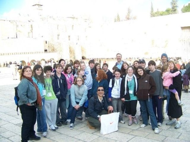 Ronen’s school trip to Israel.