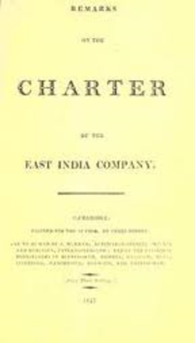 Charter for East India Company