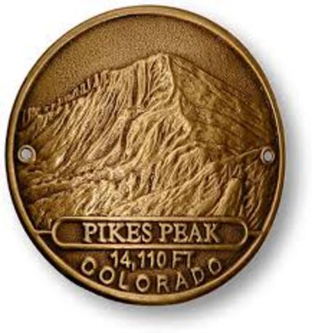 Prospectors flock to Pikes Peak, Colorado