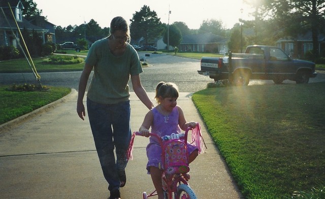 Aprendí a montar una bicicleta en 2004.