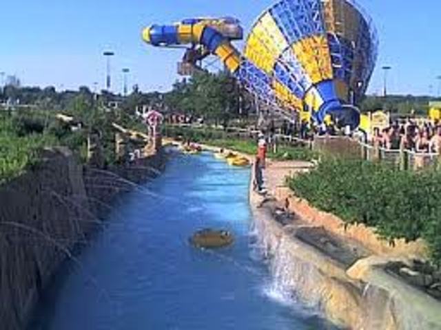 i went to arlington to go to a rangers game and go to six flags hurricane harbor with my parents and my sister