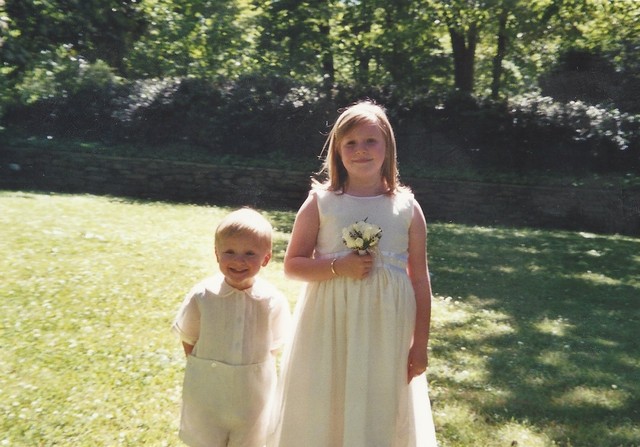 Fui a una boda de mi tía. Estuve un paje en 2006.